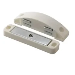 Diall Loquetaux-Loqueteau blanc 10 kg entraxe 60 vendu par 2