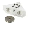 Diall Loqueteau blanc 4 kg entraxe 22 mm