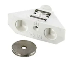 Diall Loqueteau blanc 4 kg entraxe 22 mm