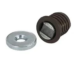 Diall Loquetaux-Loqueteau marron 4kg à encastrer vendu par 2