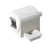 Diall Loqueteau réglable coloris blanc charge supportée 4 kg