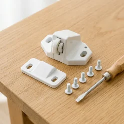 Diall Loqueteau à rouleau blanc vendu par 2