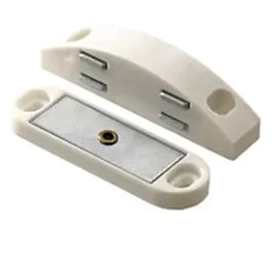 Diall Loquetaux-2 loqueteaux Blanc 6 kg Entraxe 45
