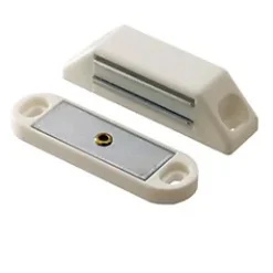Diall 8 loqueteaux Blanc 4 kg entraxe 49mm
