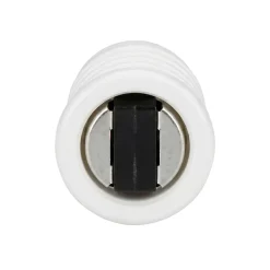 Diall Loquetaux-2 loqueteaux cylindre Blanc 4 kg à encastrer