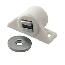Diall 2 loqueteaux ronds Blanc 6 kg Entraxe 25
