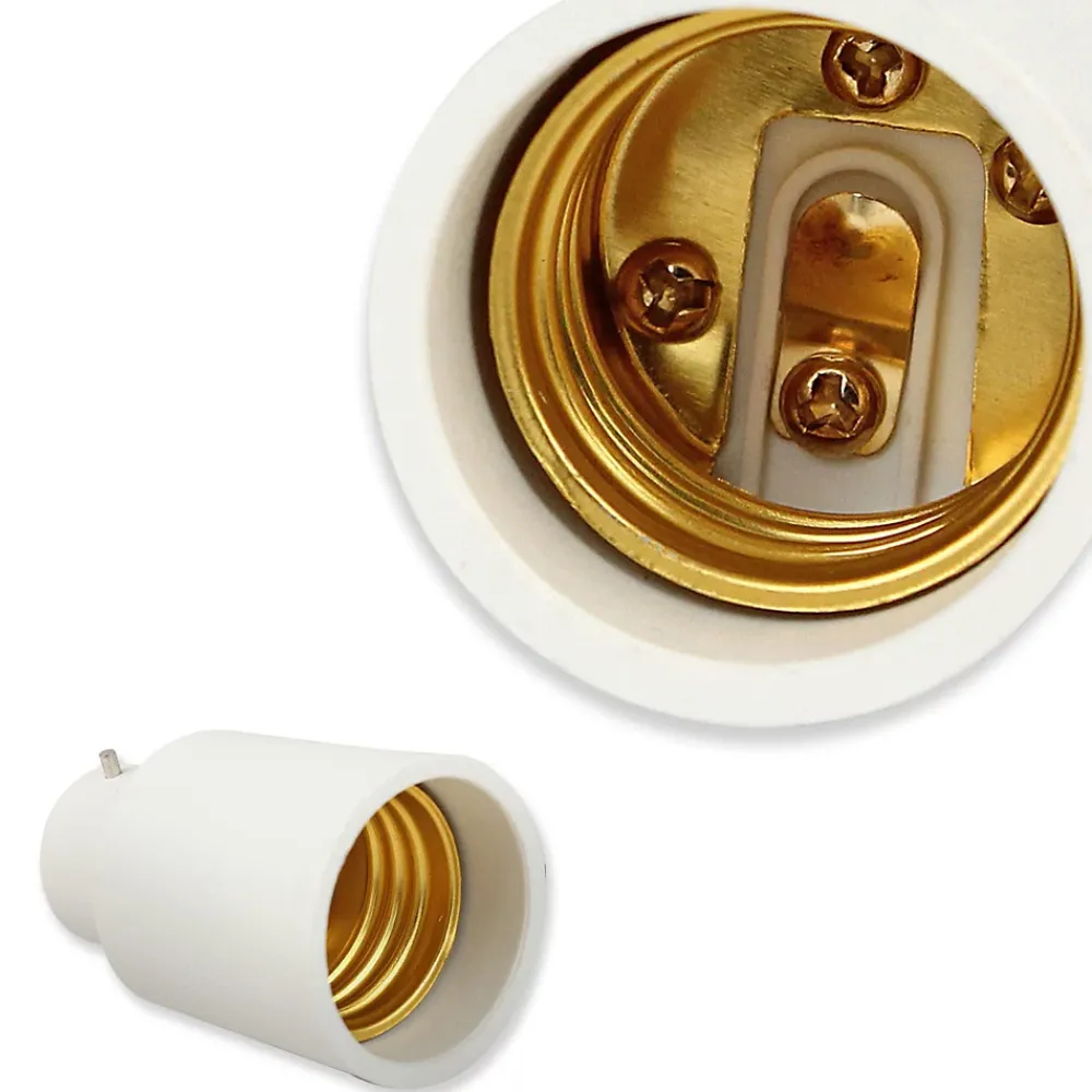 Fishtec Lot de 2 Adaptateur de Douille B22 vers E27