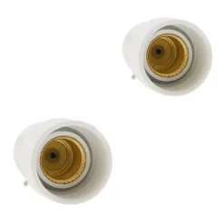 Zenitech Lot de 2 adaptateurs douille B22/E14 -