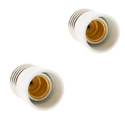 Zenitech Douille Électrique-Lot de 2 adaptateurs douille E27/E14 -