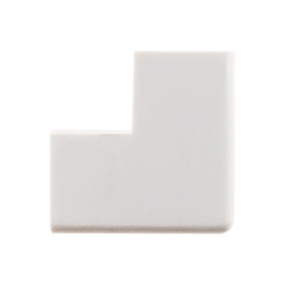 Zenitech Lot de 2 angles extérieurs 20 x 10mm - Blanc -