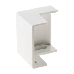 Zenitech Lot de 2 angles extérieurs 20 x 10mm - Blanc -
