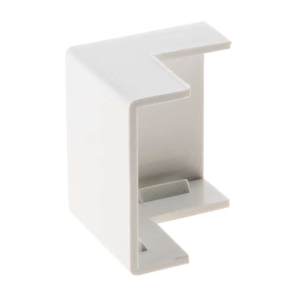 Zenitech Lot de 2 angles extérieurs 20 x 10mm - Blanc -