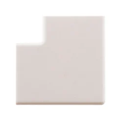 Zenitech Lot de 4 angles plats 20 x 10mm - Blanc -