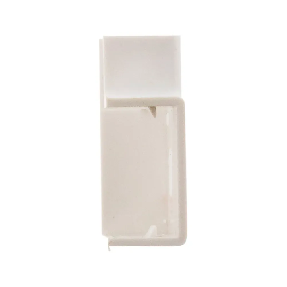 Zenitech Lot de 4 angles plats 20 x 10mm - Blanc -