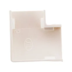 Zenitech Lot de 4 angles plats 20 x 10mm - Blanc -