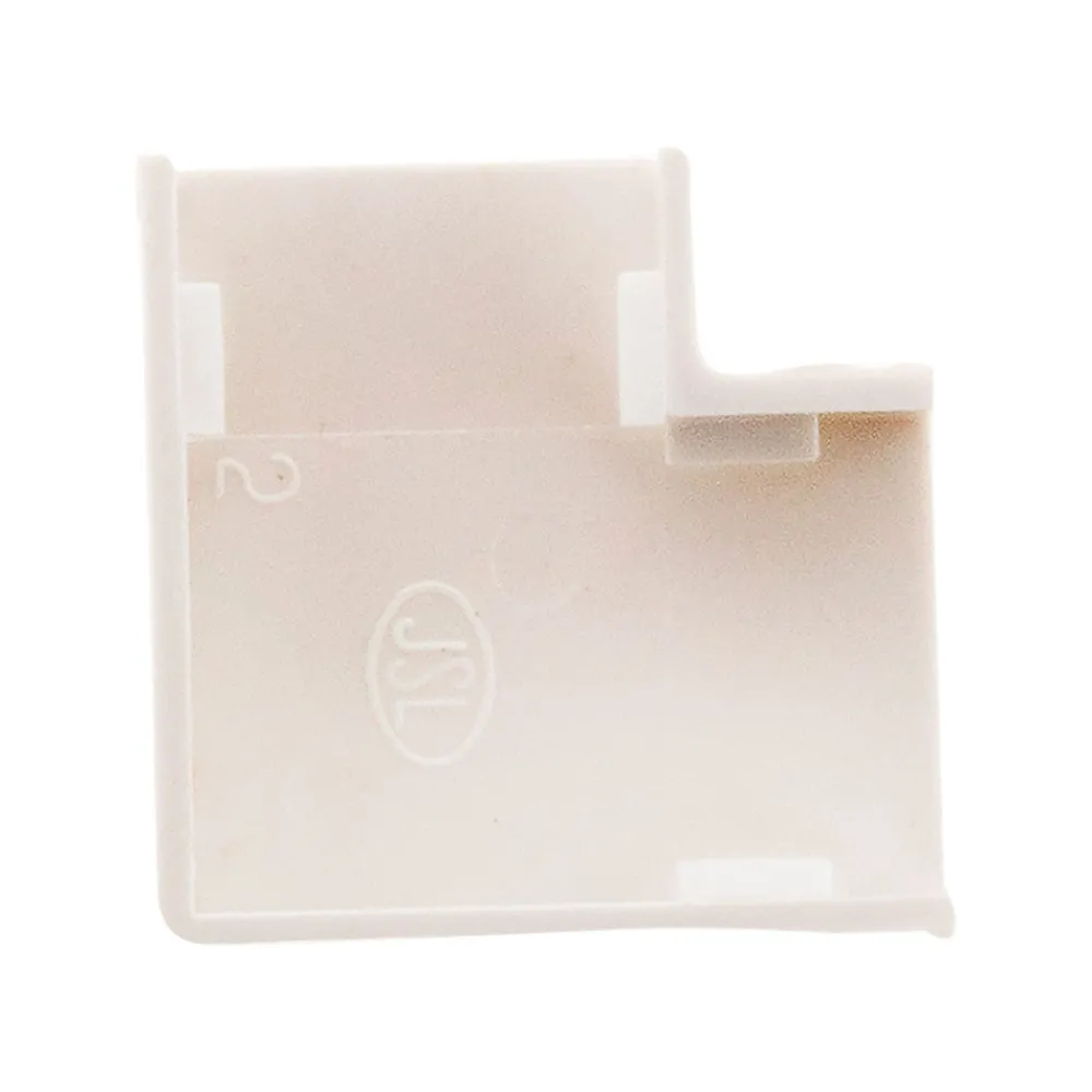 Zenitech Lot de 4 angles plats 20 x 10mm - Blanc -
