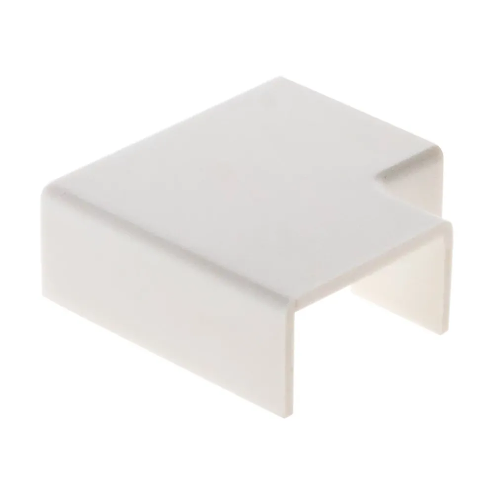 Zenitech Lot de 4 angles plats 20 x 10mm - Blanc -