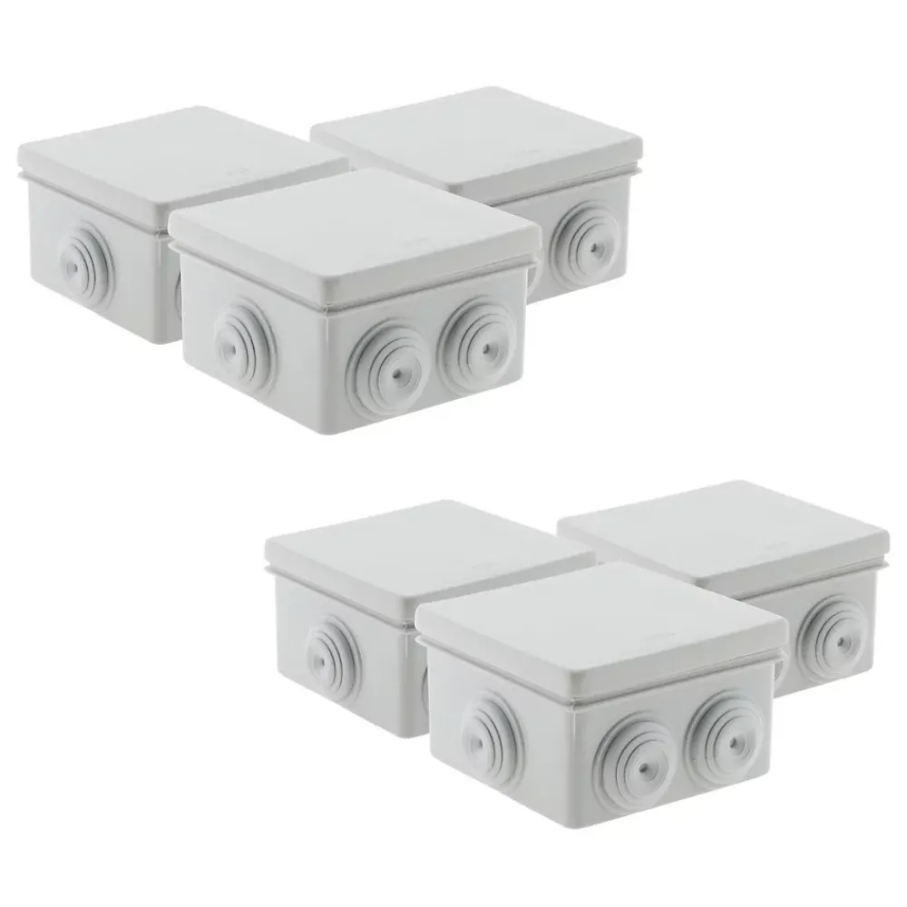Zenitech Lot de 6 boîtes de dérivation étanches IP55