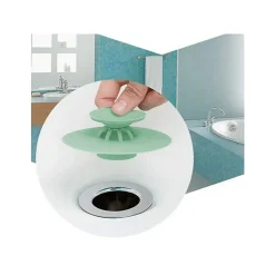 Deko Evacuation D'Évier-Lot de 5 bouchons de vidange en silicone pour baignoire, évier, douche