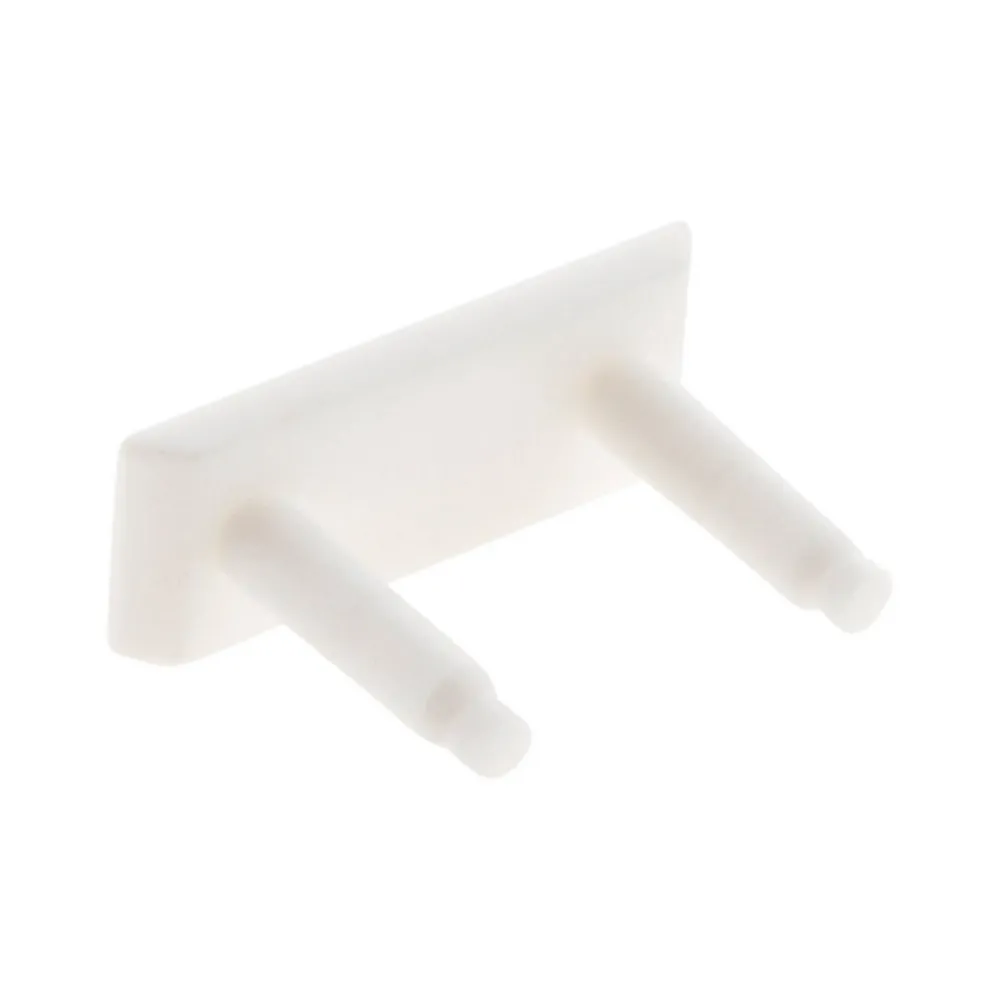 Zenitech Cache-Prise-Lot de 6 caches prises 2P/2P+T 6A ou 16A - Blanc -