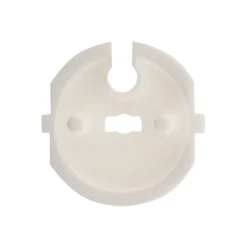 Zenitech Cache-Prise-Lot de 3 caches prises 2 P+T + clef - Blanc -