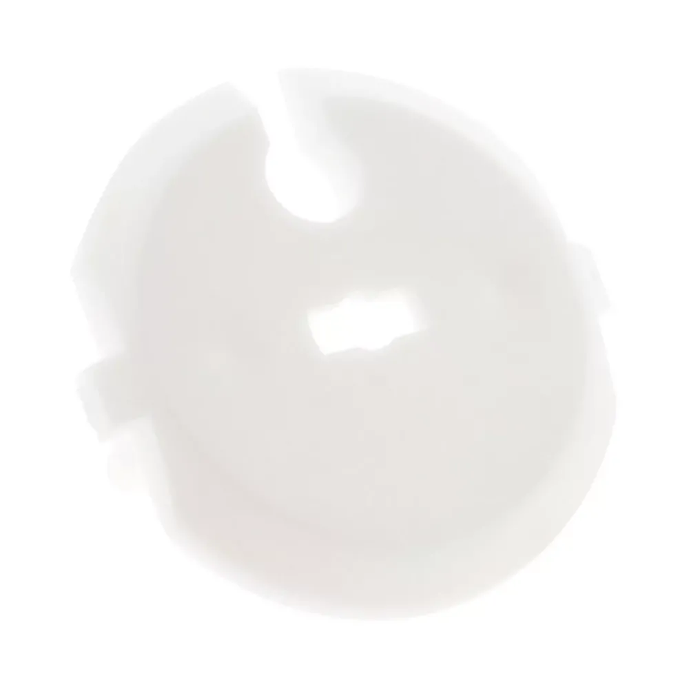 Zenitech Cache-Prise-Lot de 3 caches prises 2 P+T + clef - Blanc -