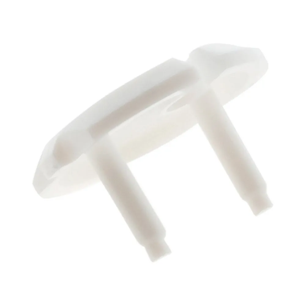 Zenitech Cache-Prise-Lot de 3 caches prises 2 P+T + clef - Blanc -