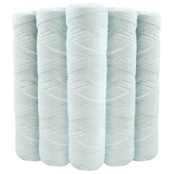 Toodo Filtre Anti Calcaire-Lot de 5 Cartouches Bobinée Filtre à Eau Anti Sédiments 9 pouces 3/4 - 5 microns Compatibles Filtre 10 pouces