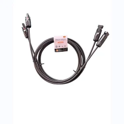Galix Câble Panneau Solaire-Lot de 2 câbles inter-PV 2m 4mm2 avec MC4