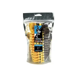 Crampon Lot de 175 Chevilles universelles en GRAPPE : 100 pces Diam6X25 + 75 pces Diam8X32