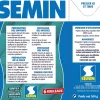 Semin Lot de 5 Colle en Poudre pour Papiers Peints Vinyls et Intissés , Boite de 300 g