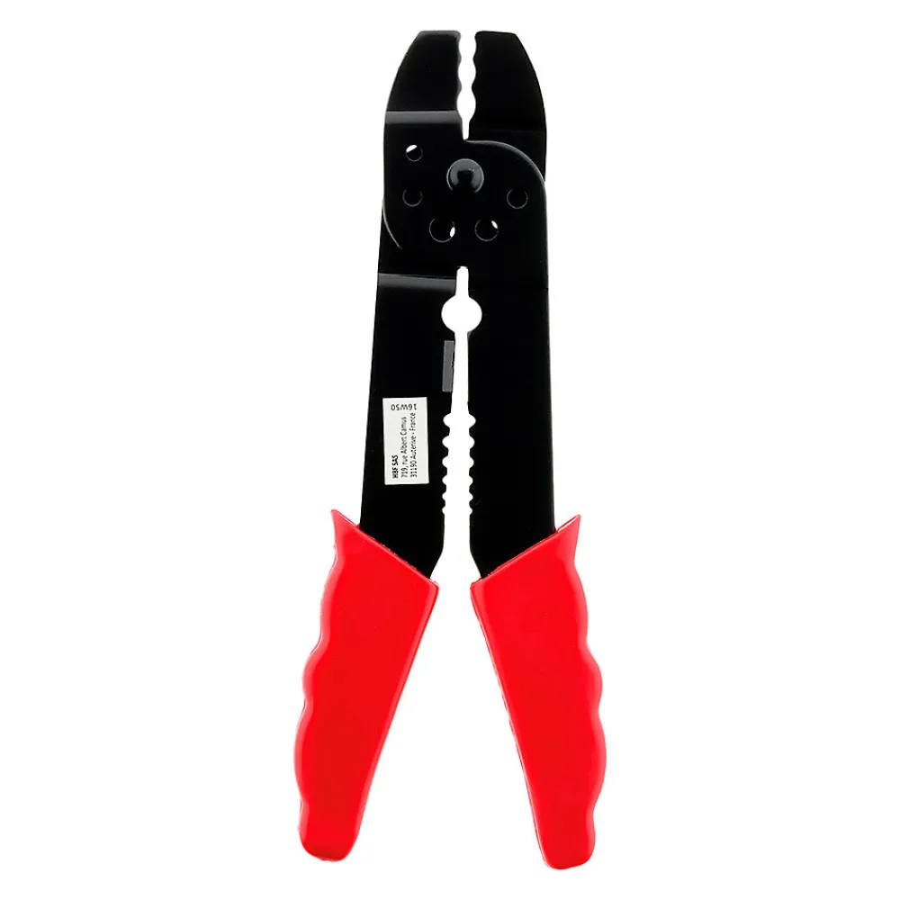 Zenitech Fixation Et Raccordement Du Câble-Lot de 50 cosses assorties + pince à sertir -