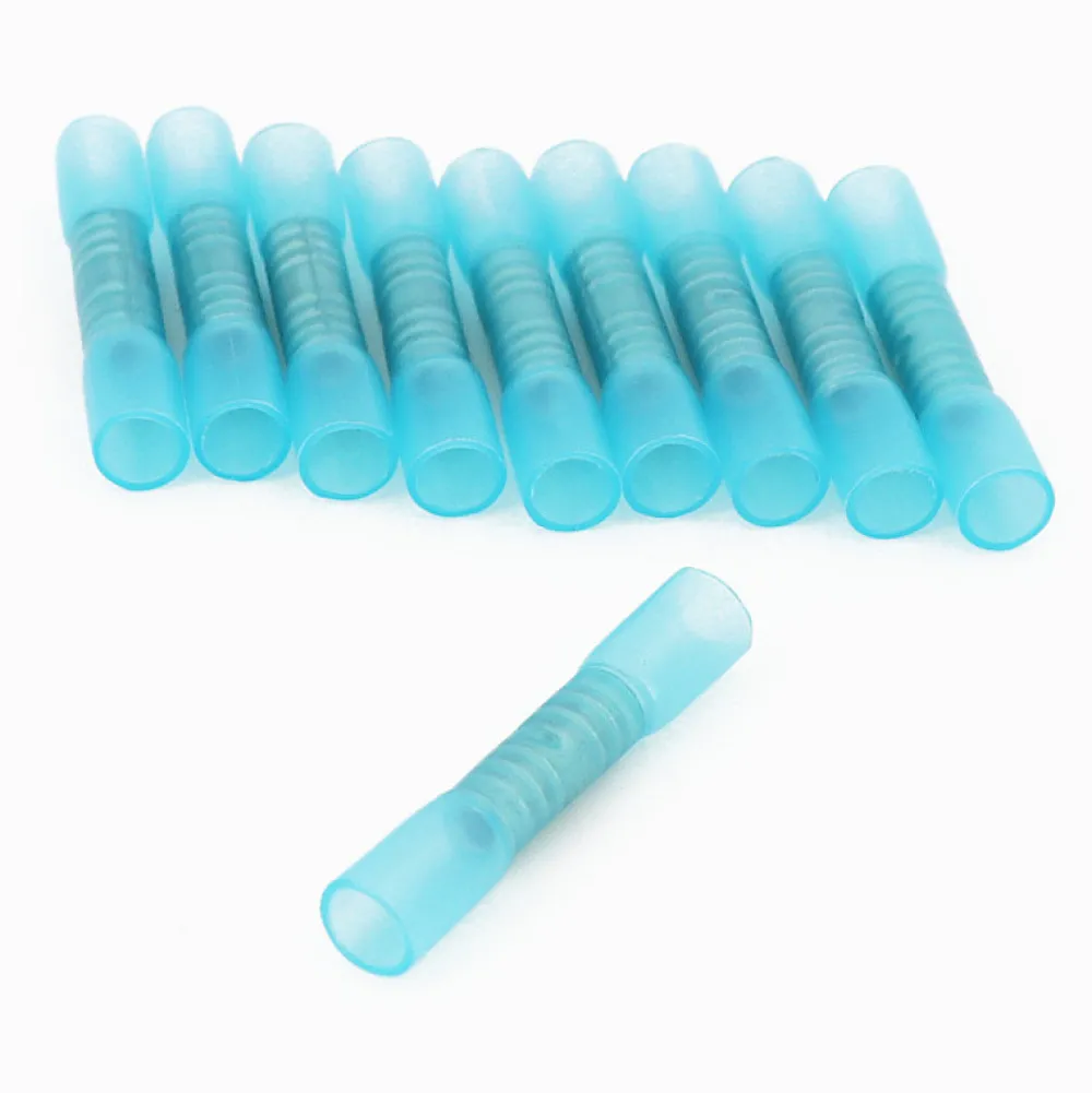 Lem Select Lot de 10 Cosses de connexion thermorétractables isolées BLEUE