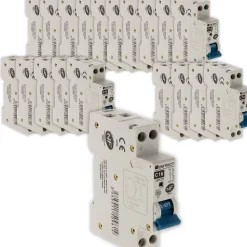 Zenitech Lot de 20 disjoncteurs 16A PH/N - NF -