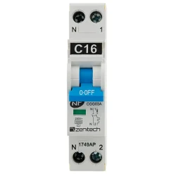 Zenitech Lot de 20 disjoncteurs 16A PH/N - NF -