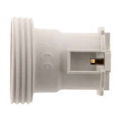 Zenitech Lot de 20 douilles de chantier E27 - Blanc -