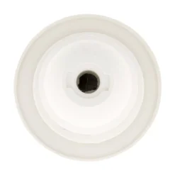 Zenitech Lot de 5 douilles E27 + bague - Blanc -