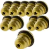 Zenitech Douille Électrique-Lot de 10 douilles E27 + bague - Doré -