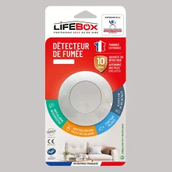 Lifebox Détecteur De Fumée|Détecteur De Fumée-Lot de 10 détecteurs de fumée Origine France - Serenity 10