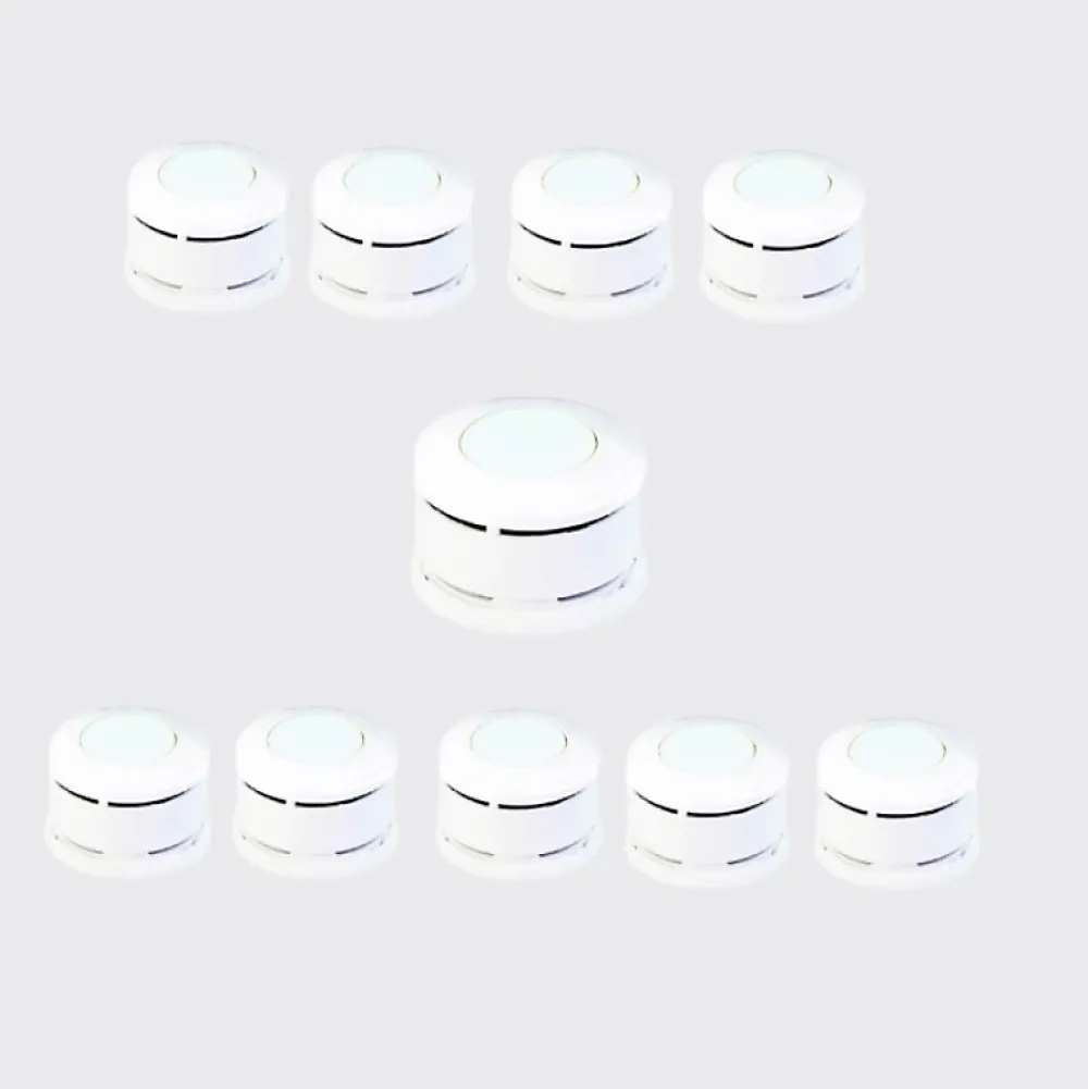 Lifebox Détecteur De Fumée|Détecteur De Fumée-Lot de 10 détecteurs de fumée Origine France - Serenity 10