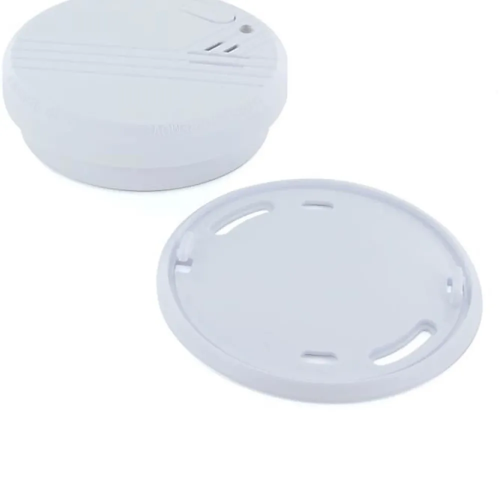 Chacon Lot de 2 détecteurs de fumée pile alcaline 1an -