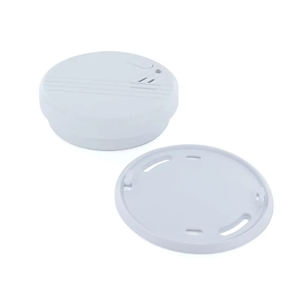 Chacon Lot de 2 détecteurs de fumée pile alcaline 1an -