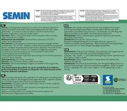 Semin Lot de 5 Enduits Garnissant au Rouleau , Rénovation des Supports très Endommagés, Seau de 10 kg