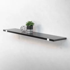 Ml-Design Lot de 2 Equerres d'Etagere murale support robuste en métal blanc
