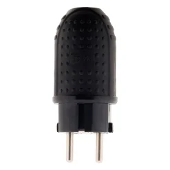Zenitech Lot de 10 fiches caoutchouc mâles 16A 2P+T -