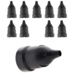 Zenitech Fiche Électrique-Lot de 10 fiches femelles 16A 2P+T - Noir -