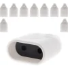 Zenitech Fiche Électrique-Lot de 10 fiches femelles 2P 6A - Blanc -