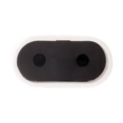 Zenitech Fiche Électrique-Lot de 10 fiches femelles 2P 6A - Blanc -