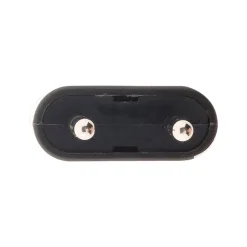 Zenitech Lot de 10 fiches mâles 2P 6A - Noir -