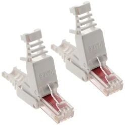Zenitech Lot de 10 fiches RJ45 CAT 6 sans outil -
